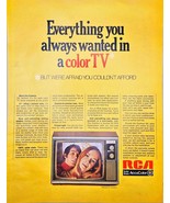 RCA SOLID STATE ACCUCOLOR-Color TV-1971 Vintage Print Ad - £8.01 GBP