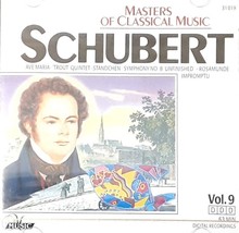 Masters of Classical Music: Franz Schubert (CD - 1998) New - $9.89