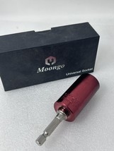 Moongo Tool Universal Socket 1/4&quot;-3/4&quot; Power Drill Adapter Grip Steel Red - $6.74
