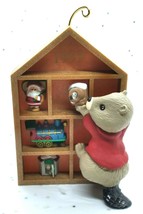 Hallmark Keepsake Miniture Ornament Beaver Collecting Memories 1995 - $4.99