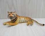 AAA pretend play tiger lying down toy figure rubber or vinyl vintage gro... - $13.50