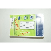 LEVITON 3.6A USB Charger/ Tamper Resistant 15A Outlet Decora T5632-BW White - $14.84