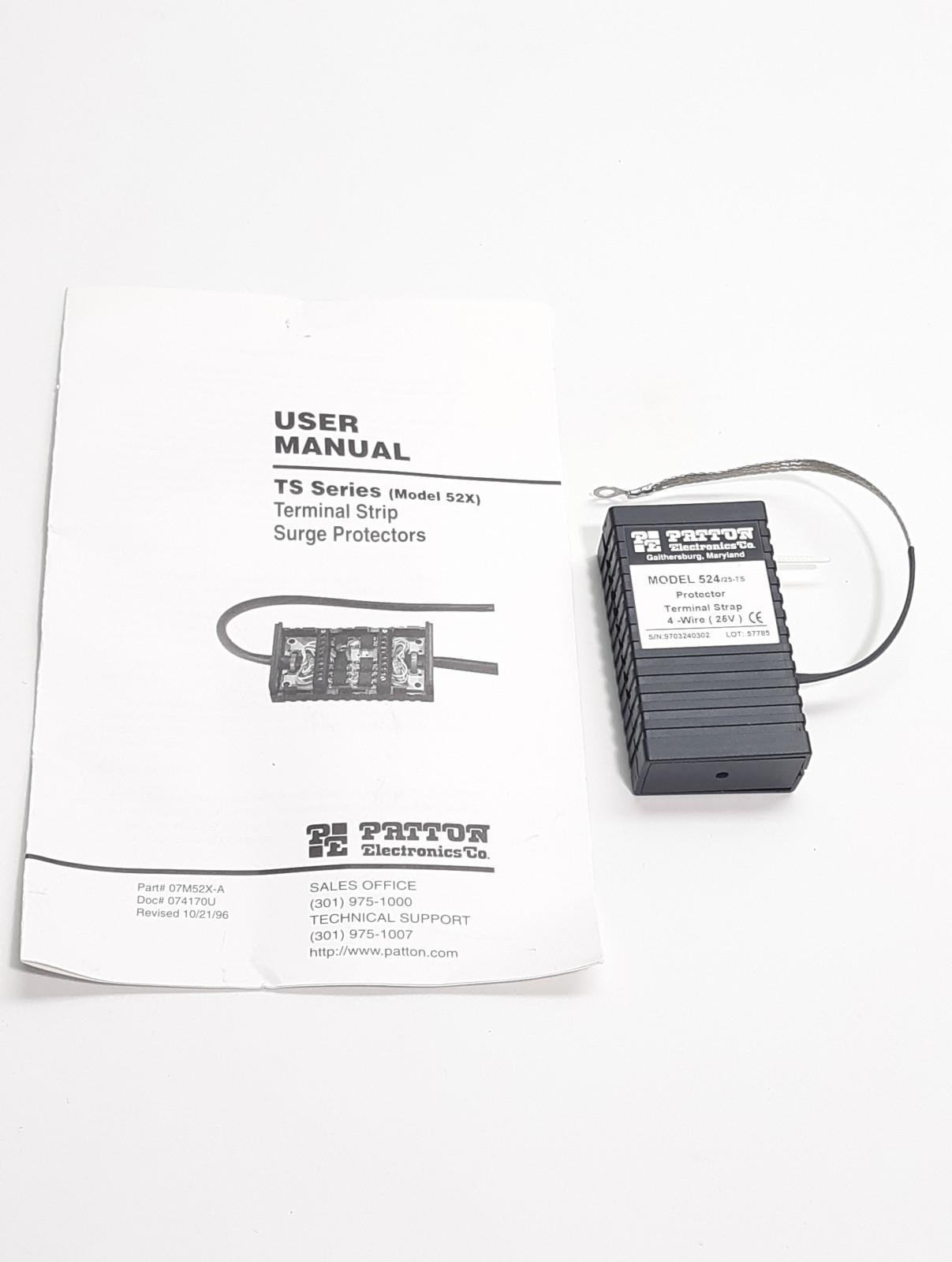 Patton Electronics 524/25-TS Protector Terminal Strap 4-Wire 25V  - $14.99