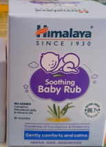 1 Pc Himalaya Soothing Baby Rub, 50 Ml, New Product Launch For Babies Free Ship - $12.73