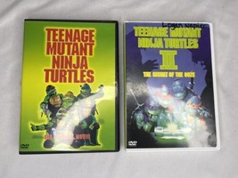 Teenage Mutant Ninja Turtles (DVD, 1990) &amp; TMNT 2 Lot Of 2 Movies - $7.92