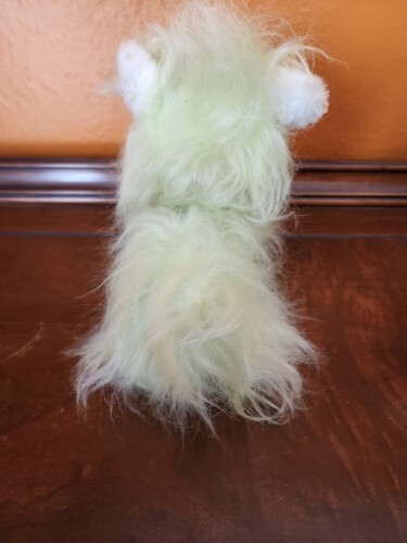 VTG 1960s The Rushton Company Atlanta Georgia Green Dog Plush Stuffed Animal Toy Item image 8