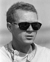 Steve McQueen iconic B/W portrait wearing vintage Persol sunglasses 16x20 Canvas - £55.03 GBP