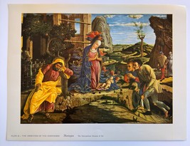 The Adoration of The Shepherds MANTEGNA Plate 82 Metropolitan Seminars 9x13 in. - £15.56 GBP