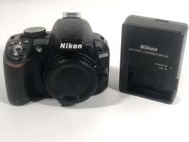 Nikon D D3100 14.2MP Digital SLR Camera - Black (Body Only) Battery And Charger - $163.34