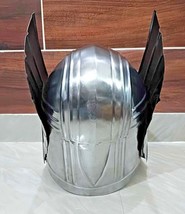 Medieval Thor Helmet 18 Gauge Steel Historical Maxims Armor Infinity War Helmet - £128.20 GBP