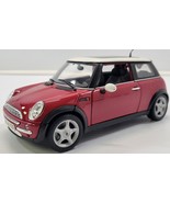 *B2) Maisto MINI Cooper Red Diecast Model Car 1:18 Scale - £23.73 GBP