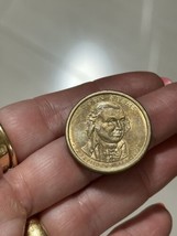 2007 D-John Adams Presidential Golden Dollar Coin US 1$ Decent Condition - £8.17 GBP