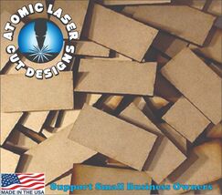30mm x 125mm MDF Bases x4 Rectangles Mantic Armada FAST SHIPPING #1 USA ... - $2.96