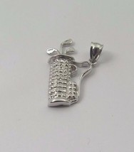 14k White Gold Golf Club Bag Charm - £111.56 GBP