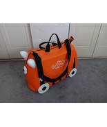 Melissa &amp; Doug Trunki Tiger Kids Ride-On Suitcase Carry-On Luggage Orang... - $34.33 CAD