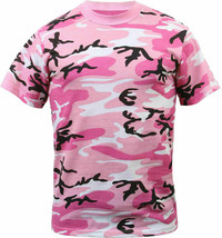 2xl Short Sleeve Tshirt PINK CAMO Camouflage Tee Shirt Rothco xxl 8987 - $11.99