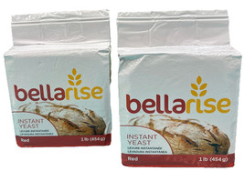 2 Packs Bellarise Instant Dry Yeast 1 LB Fast Acting Instant Yeast for B... - £16.63 GBP