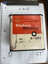 Vintage Nos Delco Remy A301 / Genuine Gm 1972007 Distributor Cap - Sealed Box - £27.43 GBP