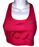 Nike Pro Dri-fit Sports Bra Vented Front Sz S Bright Pink Racerback Form... - $14.88