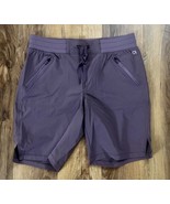 Gap Fit Stretch Drawstring Zip Pockets Hiking Shorts Mauve Size Small EUC - $40.70 CAD