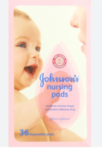 Johnson&#39;s Nursing Pads, Contour Shaped Disposable Pads, 36 ct - $30.42 CAD