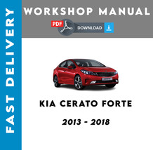 Kia Cerato Forte 2013 2014 2015 2016 2017 2018 Service Repair Workshop Manual - £5.48 GBP