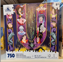 Disney Parks Villains 750 Piece Puzzle NEW