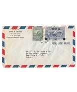 1951 Haiti Airmail Cover to US New York Scott 374 388 UPU .20 c Overprint - £6.38 GBP