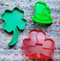 Vintage Lot of 3 Cookie Cutters St. Patrick Day Holiday Decorative Cooki... - $11.99