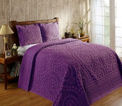 Better Trends 100% Cotton Chenille Bedspreads Queen Size Rio Collection Floral - $108.95