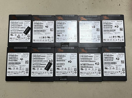 Lot of 10pcs  256GB SSD Sandisk X400 SATA 2.5&quot; SD85B8U-256G-1006 For Laptop PC - £163.48 GBP