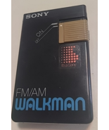 Sony FM / AM Walkman Model SRF-21W TESTED &amp; WORKS Vtg Retro 80s tv movie... - $18.00