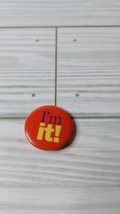 Vintage American Girl Grin Pin I&#39;m It Pleasant Company - £2.92 GBP