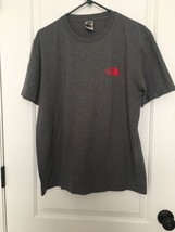 The North Face Men’s Short Sleeve T-Shirt Crew Neck Dark Gray Size M - £27.36 GBP