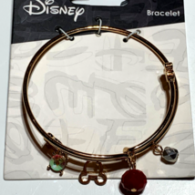 Disney Mickey Mouse Bracelet Gold Head Silhouette Neon Tuesday - $15.51