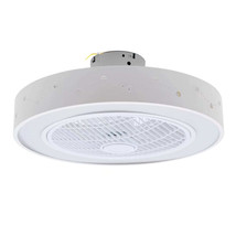 Modern White Ceiling Fan and Light - $230.62