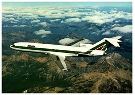 Alitalia Boeing 727 200 Airplane Postcard in Flight - £5.77 GBP