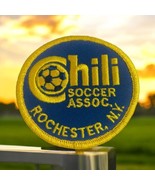 Chili Soccer Association Rochester NY Blue Yellow Embroidered Sports Patch - $6.68