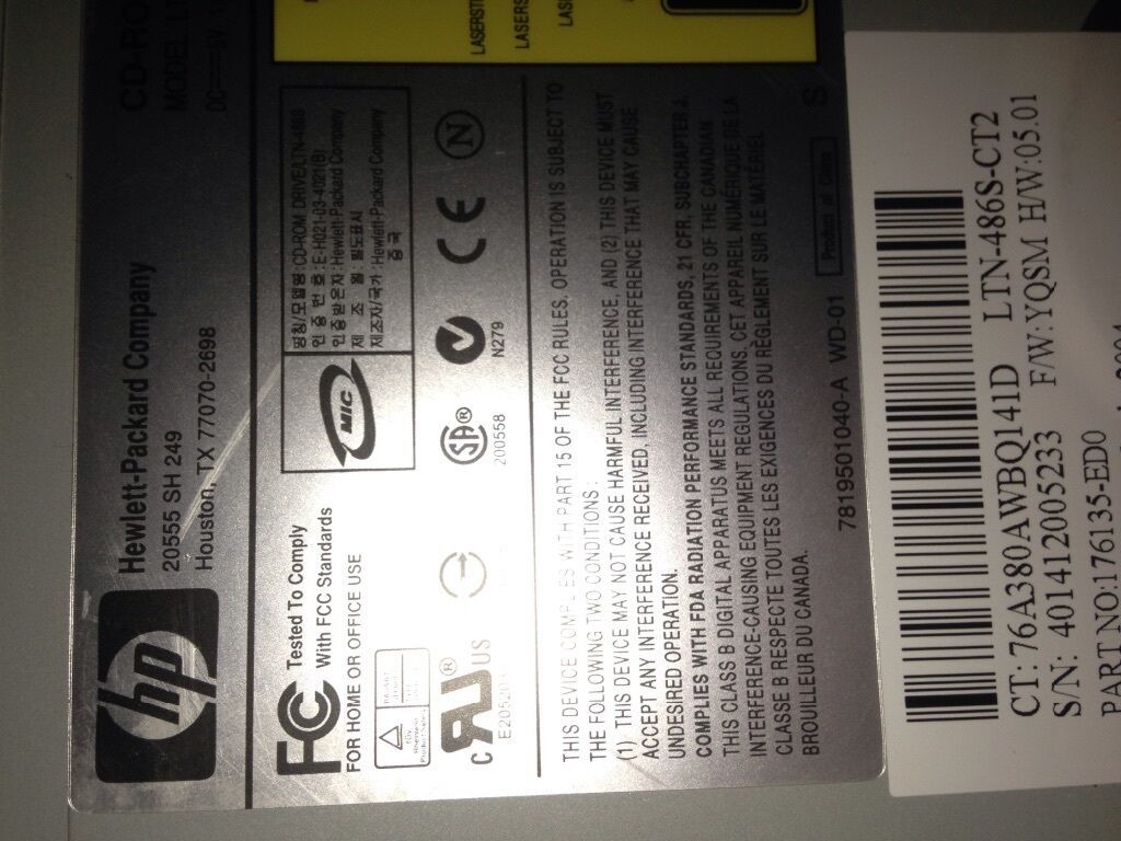 HP CD-Rom drive LTN486S - $29.92