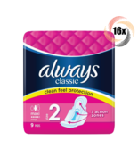 16x Packs Always Maxi Classic Clean Protection Wings Pads | 9 Per Pack |... - £45.71 GBP