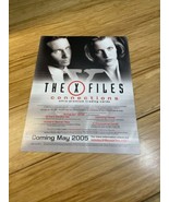 Inkworks 2005 The X-Files Connections Trading Card Promotional Poster KG JD - $283.25 MXN