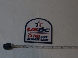 RARE USBC United States Bowling Congress 75 pins over average game patch... - $19.79