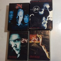 &quot;24&quot;TWENTY-FOUR Seasons 1-4 Complete DVD Set-Seasons 1 2 3 &amp; 4-TV Show-E... - £13.30 GBP