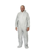 3 CASES 75 L size Safety Zone DCWF Breathable Barrier Disposable Coveralls - $1,020.84 MXN