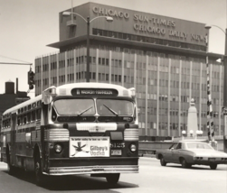 Bus Chicago Transit Authority CTA #8125 Route 11 Wabash Harrison Photo Sun Times - £7.13 GBP