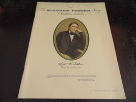 Souvenir Book Of Songs From The Stephen Foster Story Of Bardstown Kentucky - £2.94 GBP