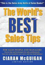 The World&#39;s Best Sales Tips By Cieran Mc Guigan - Brand New - Free Delivery - £18.40 GBP