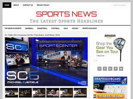 [New Design] * Sports News * Blog Website Business For Sale w/ Automatic Content - $90.70