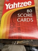 Hasbro Yahtzee 80 Score Cards - Brand New! - £4.78 GBP