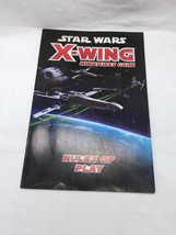 Star Wars X-Wing Miniatures Game Rules Of Play - $92.48 MXN